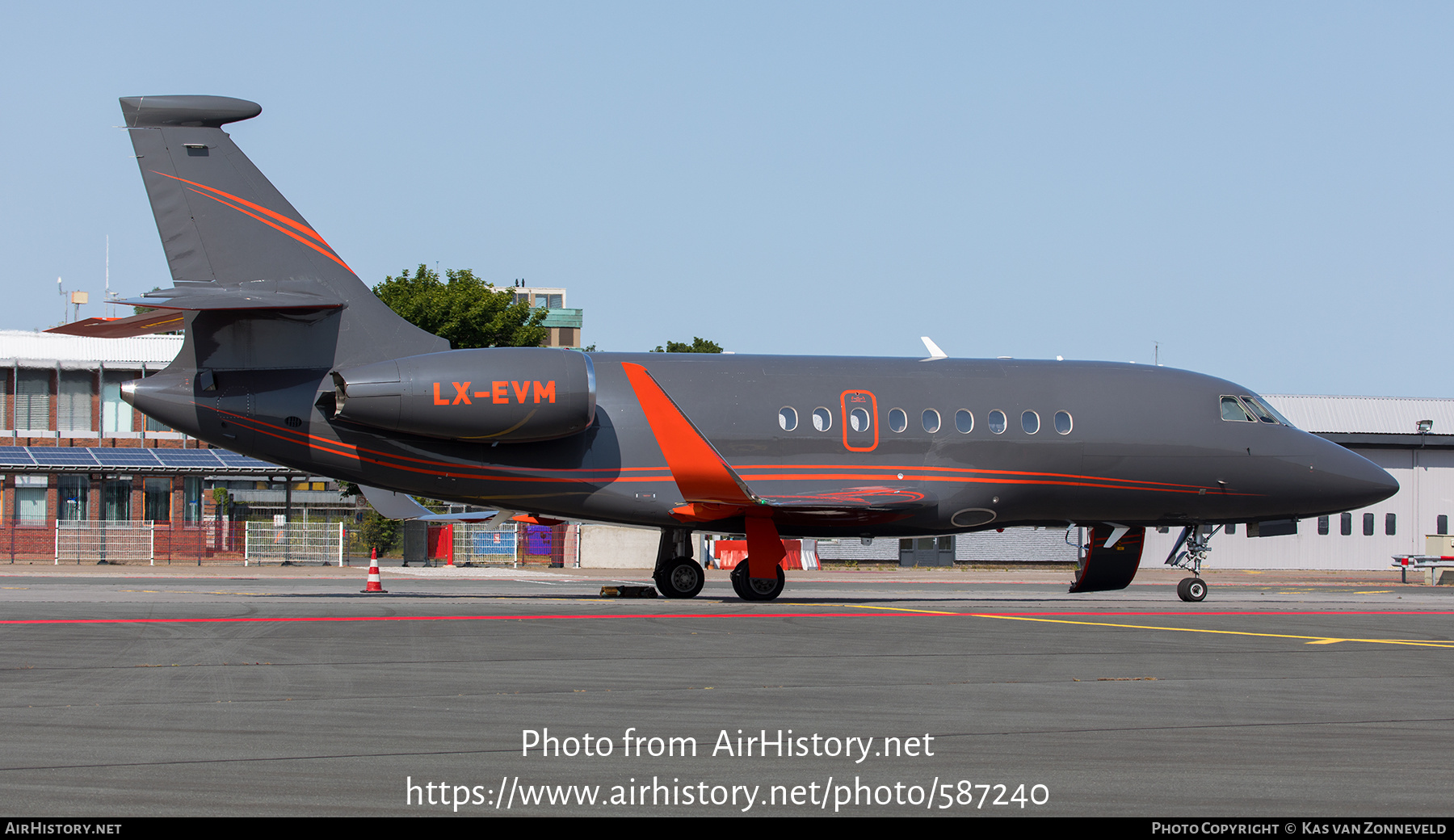 Aircraft Photo of LX-EVM | Dassault Falcon 2000LX | AirHistory.net #587240