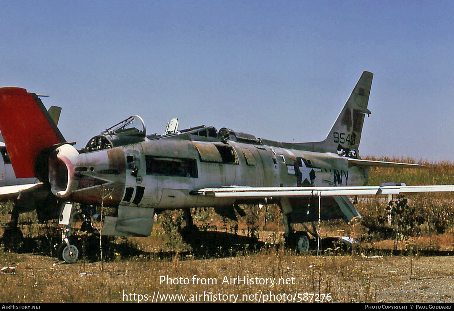 Aircraft Photo of 139549 / 9549 | North American F-1E Fury | USA - Navy | AirHistory.net #587276