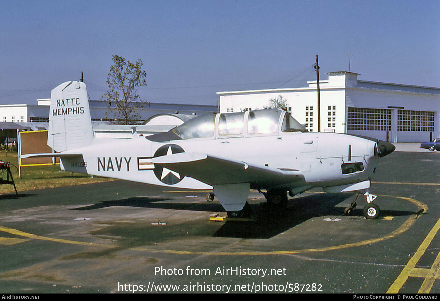 Aircraft Photo of 144035 | Beech T-34B Mentor | USA - Navy | AirHistory.net #587282