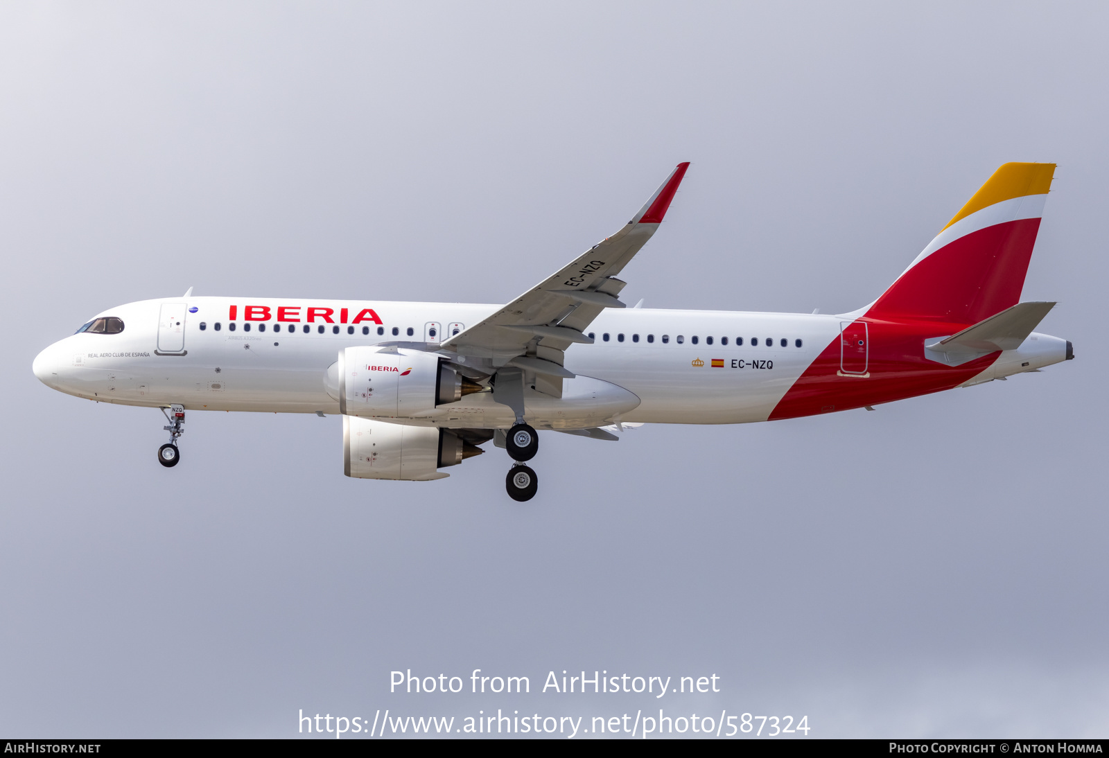 Aircraft Photo of EC-NZQ | Airbus A320-251N | Iberia | AirHistory.net #587324