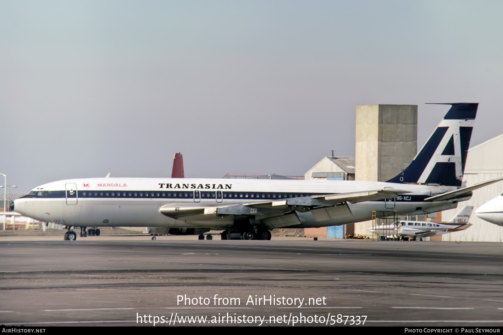 Aircraft Photo of 9G-ACJ | Boeing 707-139(B) | Transasian Airlines | AirHistory.net #587337