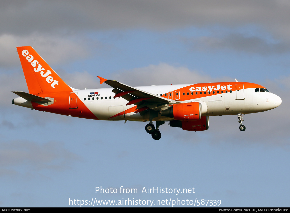 Aircraft Photo of OE-LQQ | Airbus A319-111 | EasyJet | AirHistory.net #587339