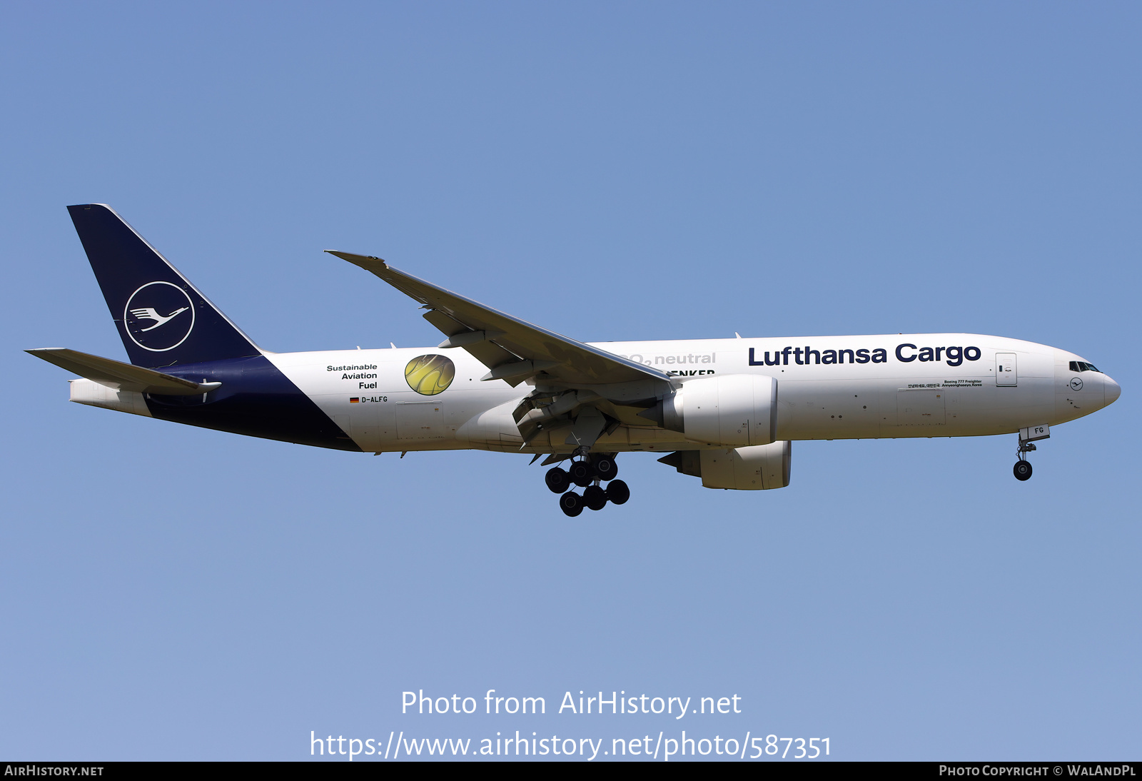 Aircraft Photo of D-ALFG | Boeing 777-F | Lufthansa Cargo | AirHistory.net #587351