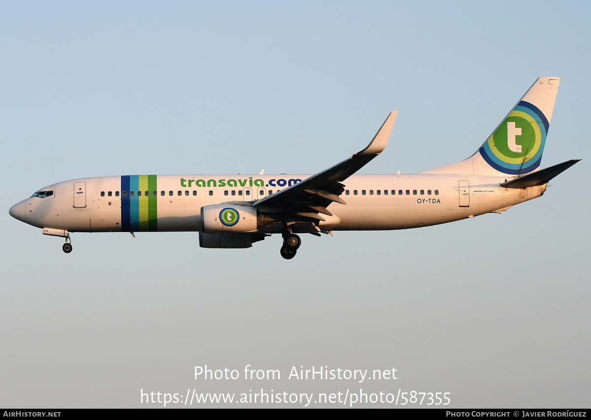 Aircraft Photo of OY-TDA | Boeing 737-8K2 | Transavia | AirHistory.net #587355