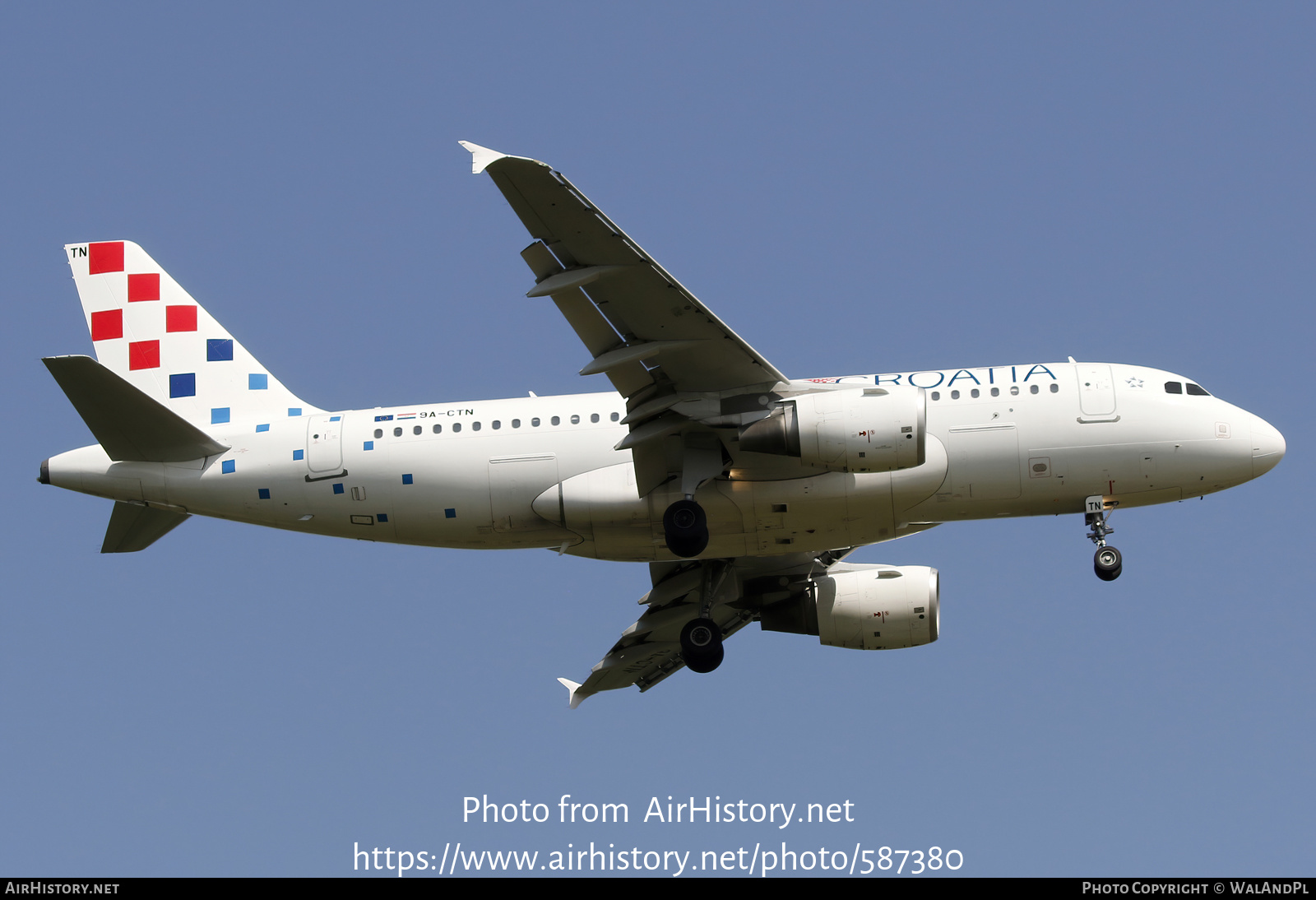 Aircraft Photo of 9A-CTN | Airbus A319-112 | Croatia Airlines | AirHistory.net #587380