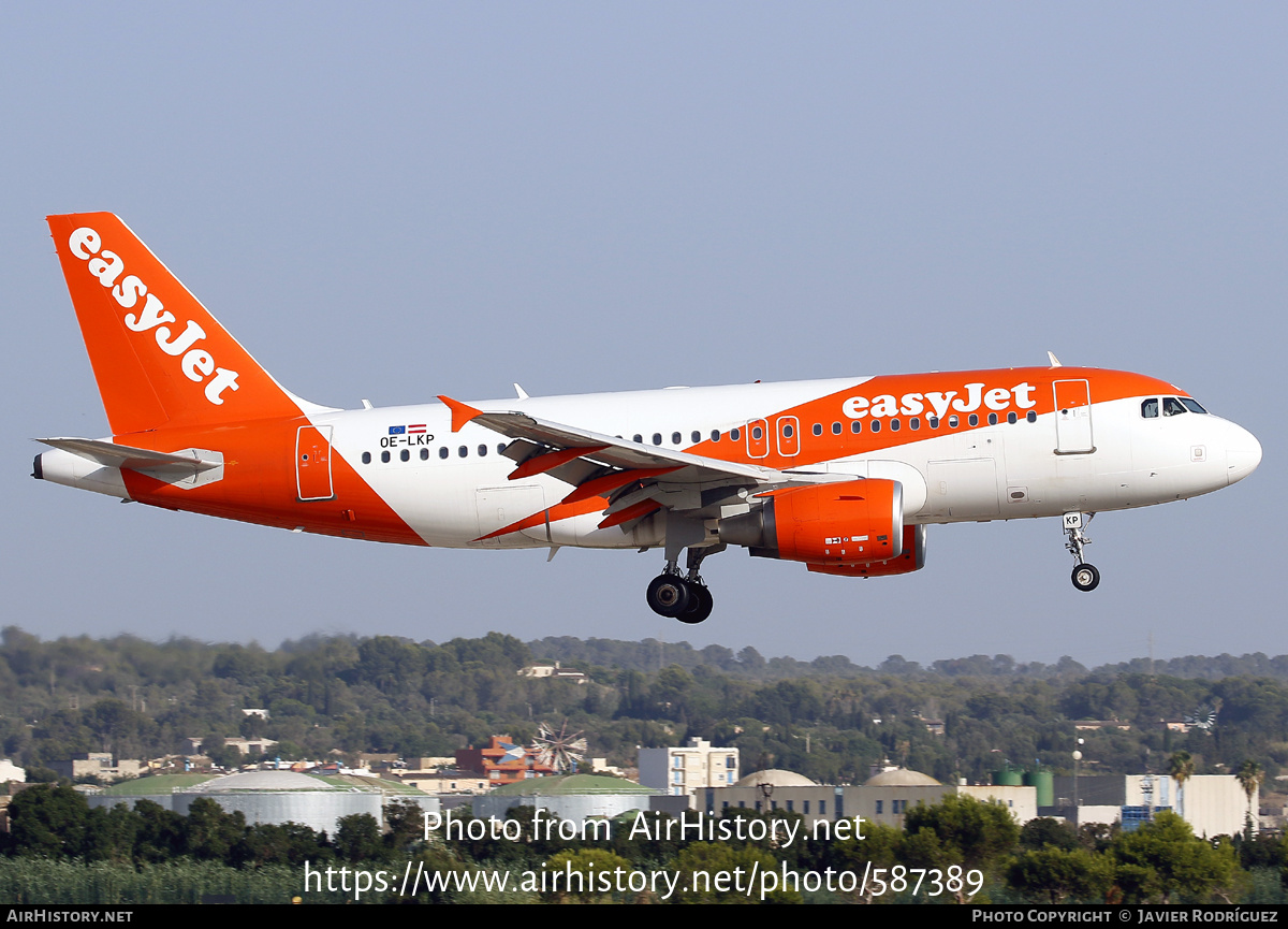 Aircraft Photo of OE-LKP | Airbus A319-111 | EasyJet | AirHistory.net #587389