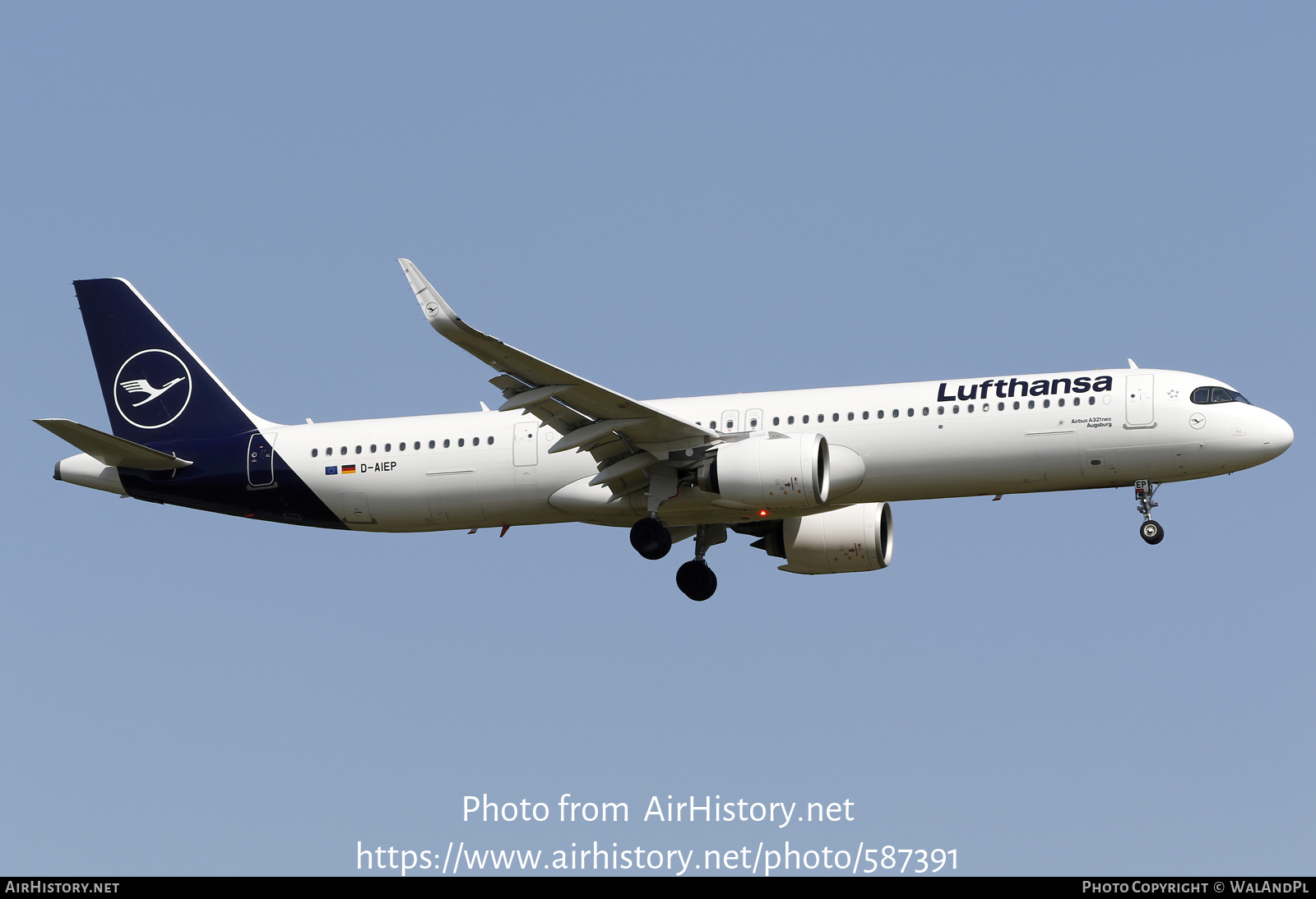 Aircraft Photo of D-AIEP | Airbus A321-271NX | Lufthansa | AirHistory.net #587391