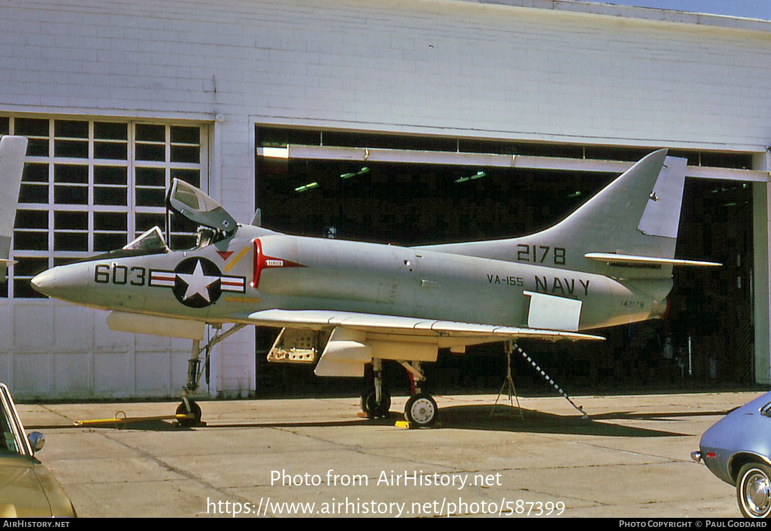 Aircraft Photo of 142178 / 2178 | Douglas A-4A Skyhawk (A4D-1) | USA - Navy | AirHistory.net #587399