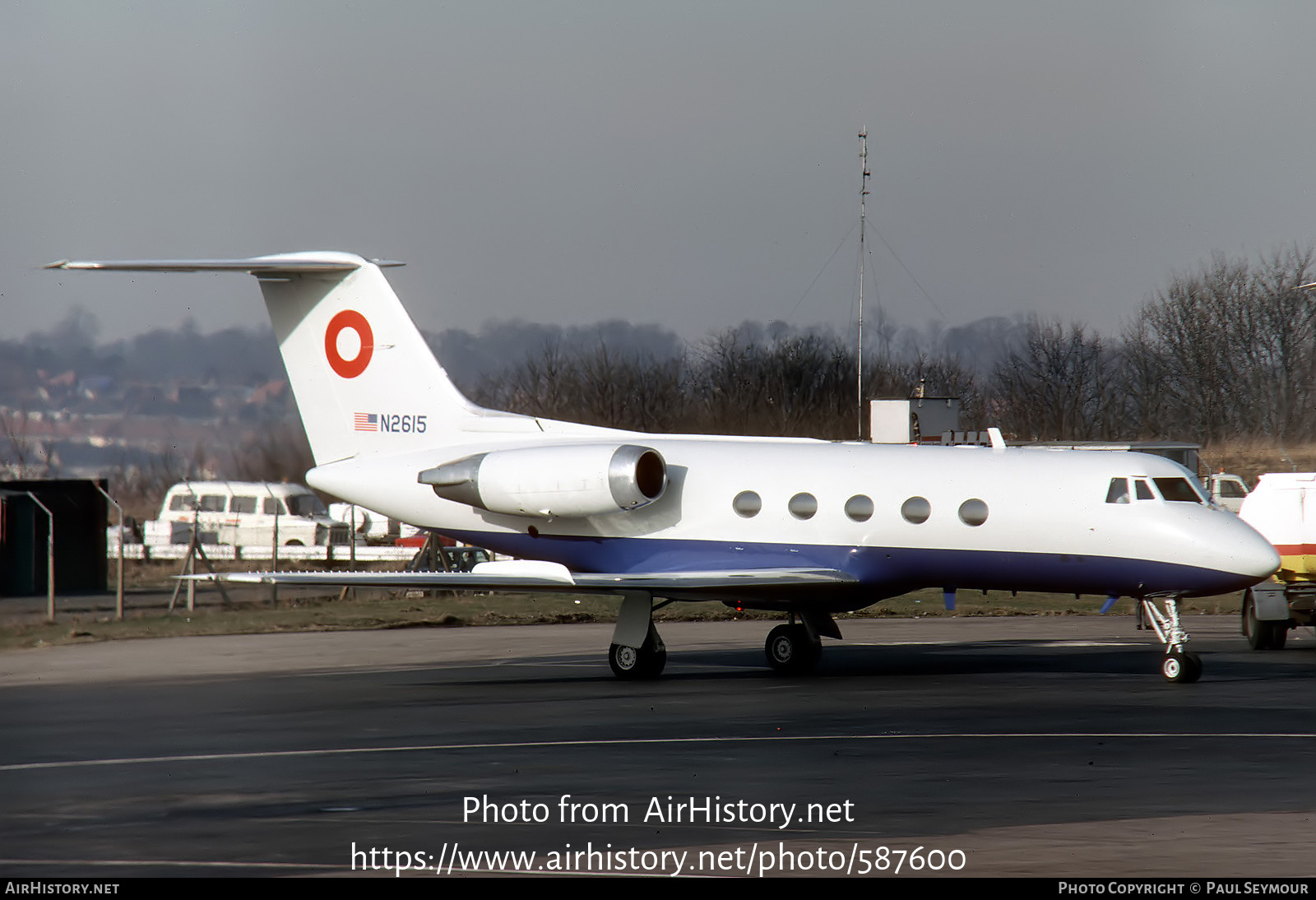 Aircraft Photo of N2615 | Grumman American G-1159 Gulfstream II | Mobil Oil | AirHistory.net #587600