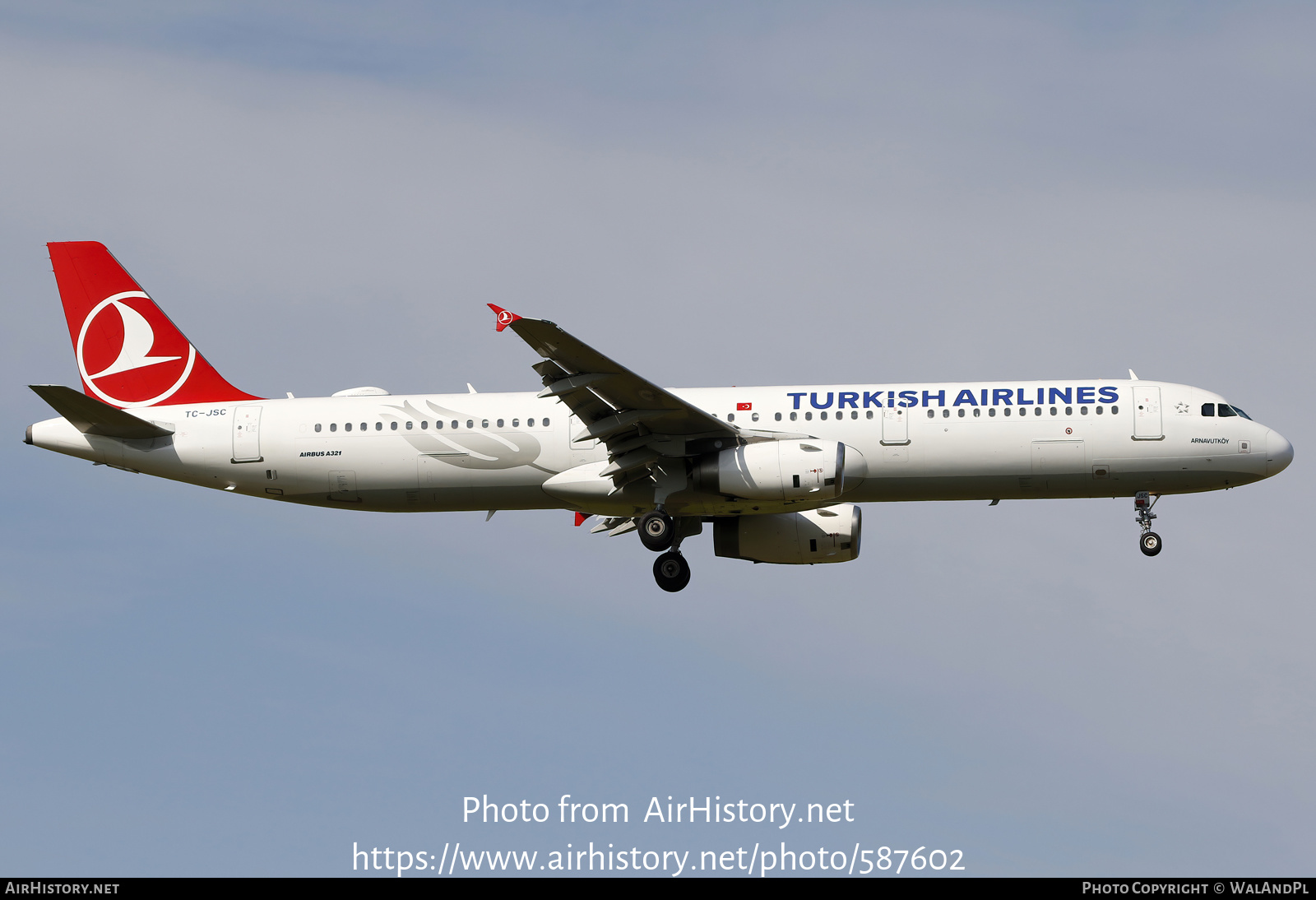 Aircraft Photo of TC-JSC | Airbus A321-231 | Turkish Airlines | AirHistory.net #587602