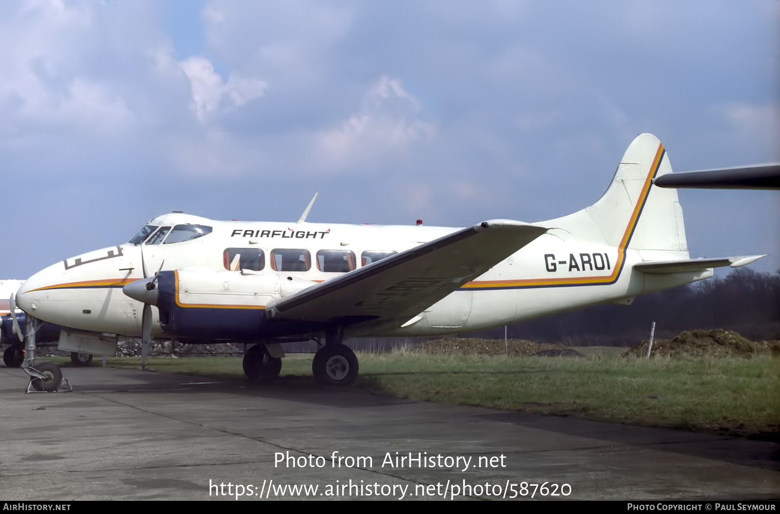 Aircraft Photo of G-AROI | De Havilland D.H. 104 Dove 5 | Fairflight Charters | AirHistory.net #587620