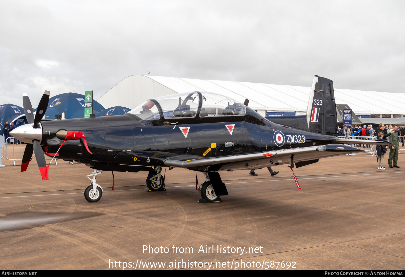 Aircraft Photo of ZM323 | Textron T-6C Texan T1 | UK - Air Force | AirHistory.net #587692