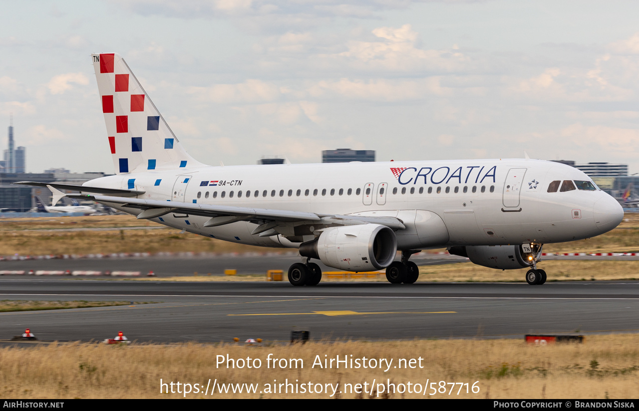 Aircraft Photo of 9A-CTN | Airbus A319-112 | Croatia Airlines | AirHistory.net #587716