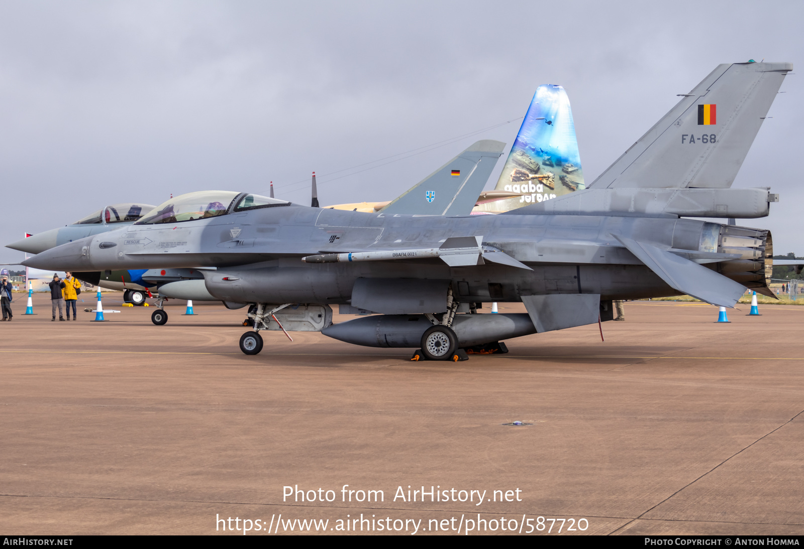 Aircraft Photo of FA-68 | General Dynamics F-16AM Fighting Falcon | Belgium - Air Force | AirHistory.net #587720