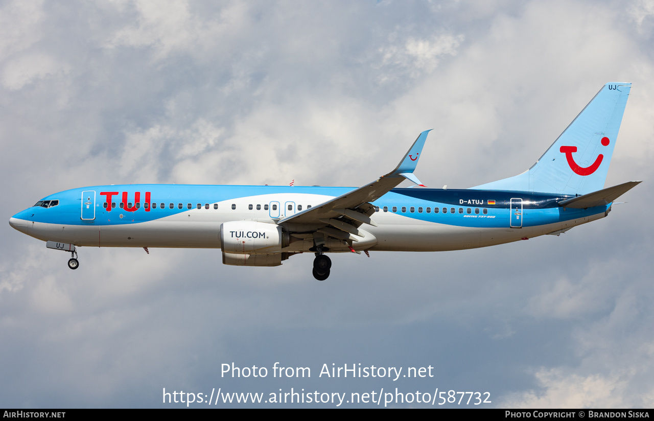 Aircraft Photo of D-ATUJ | Boeing 737-8K5 | TUIfly | AirHistory.net #587732