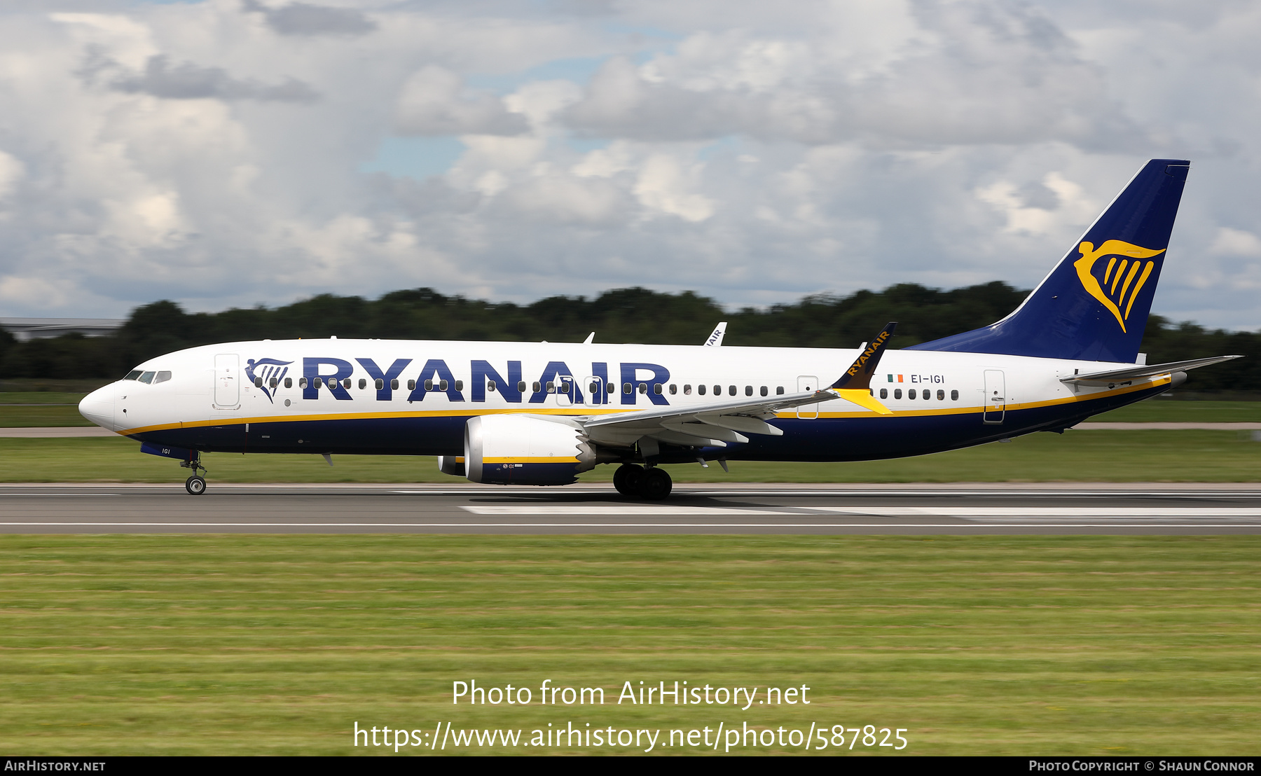 Aircraft Photo of EI-IGI | Boeing 737-8200 Max 200 | Ryanair | AirHistory.net #587825