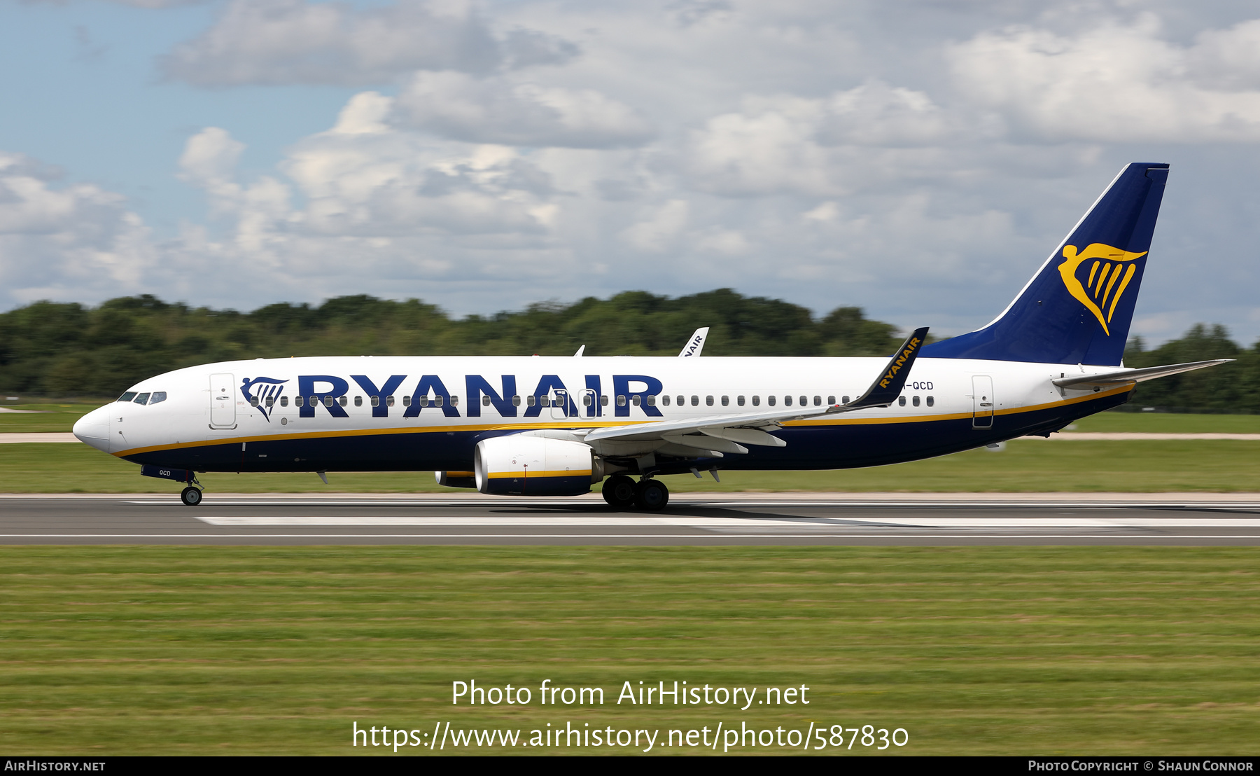 Aircraft Photo of 9H-QCD | Boeing 737-8AS | Ryanair | AirHistory.net #587830