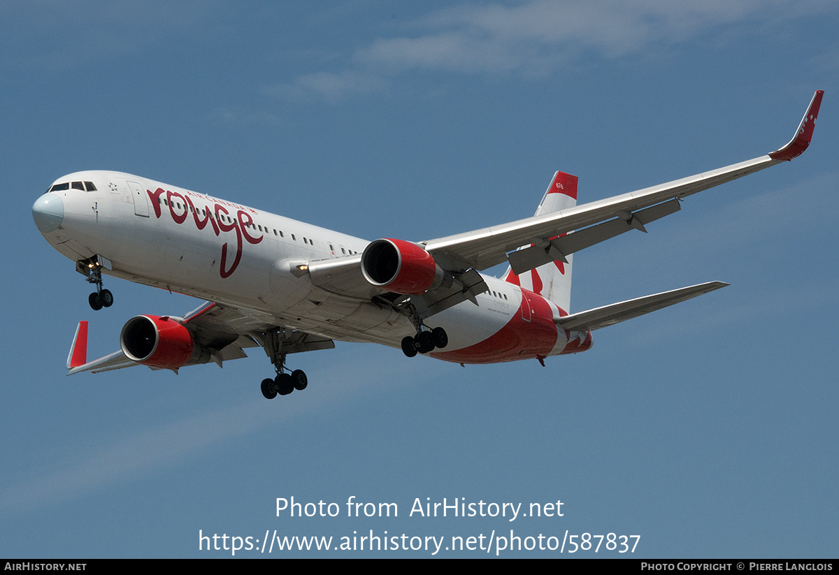 Aircraft Photo of C-FMLV | Boeing 767-316/ER | Air Canada Rouge | AirHistory.net #587837