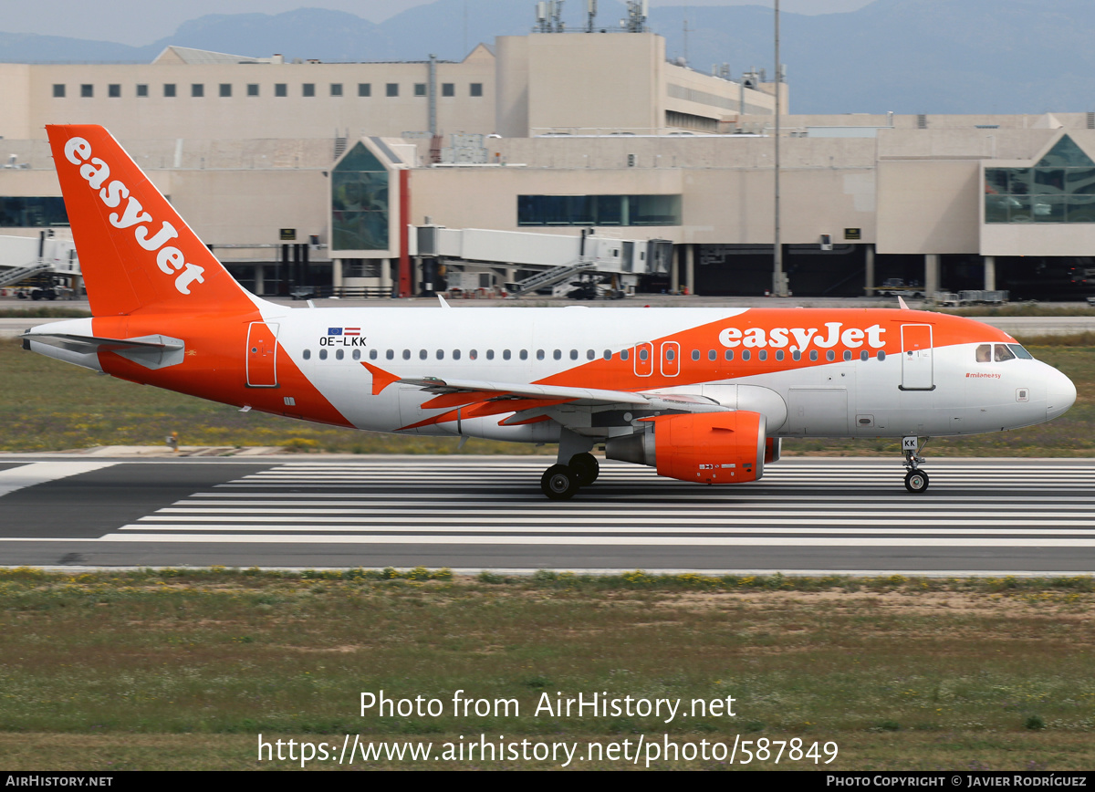 Aircraft Photo of OE-LKK | Airbus A319-111 | EasyJet | AirHistory.net #587849