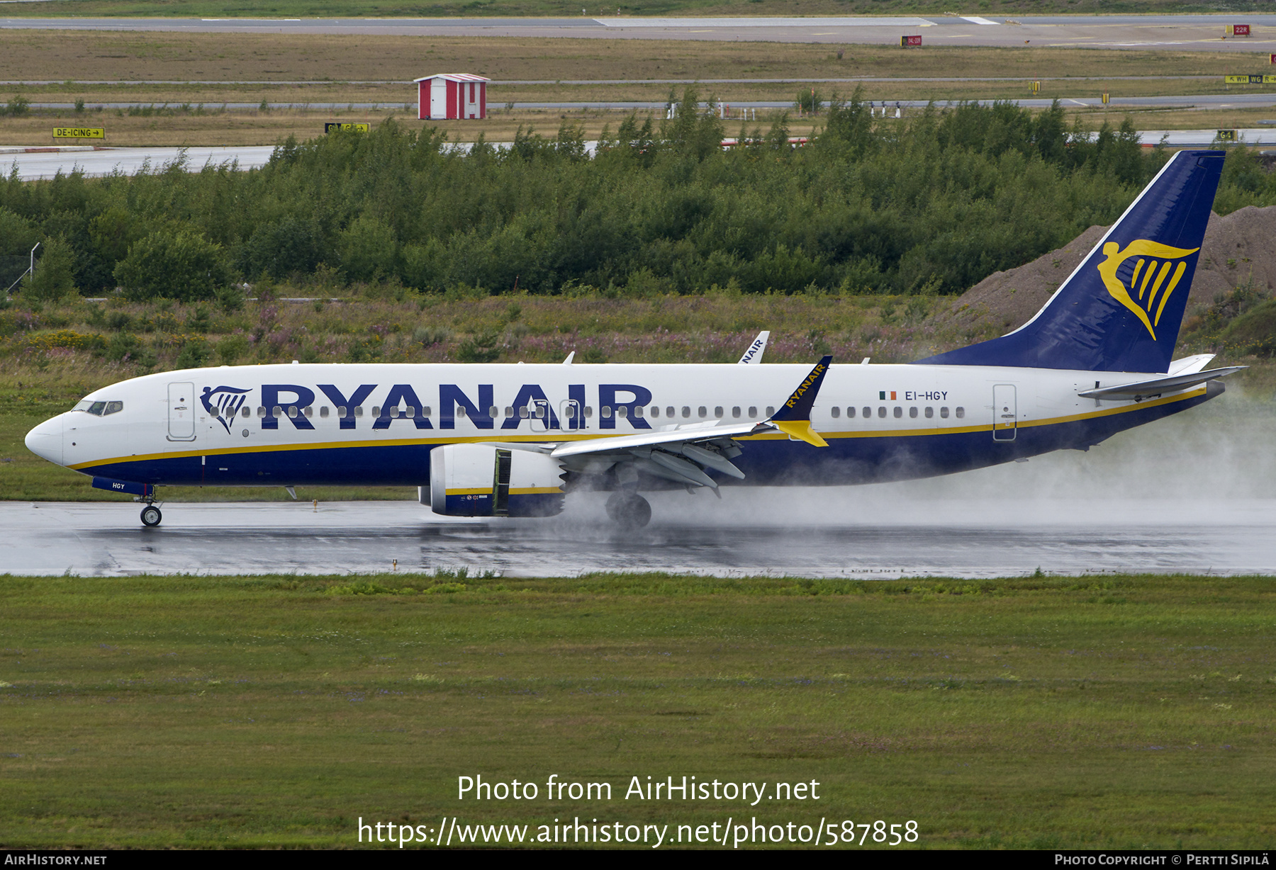 Aircraft Photo of EI-HGY | Boeing 737-8200 Max 200 | Ryanair | AirHistory.net #587858