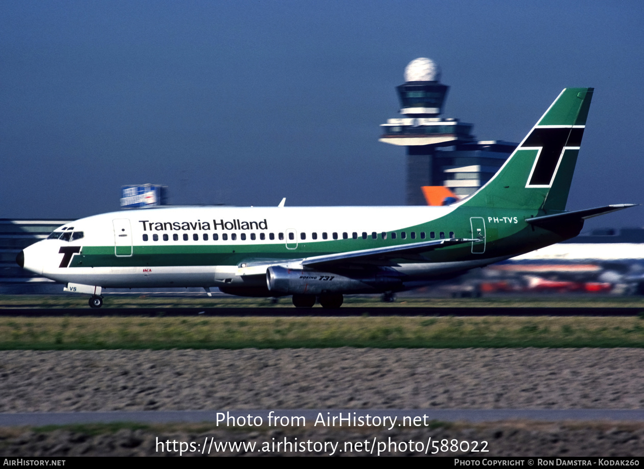 Aircraft Photo of PH-TVS | Boeing 737-2K2/Adv | Transavia Holland | AirHistory.net #588022