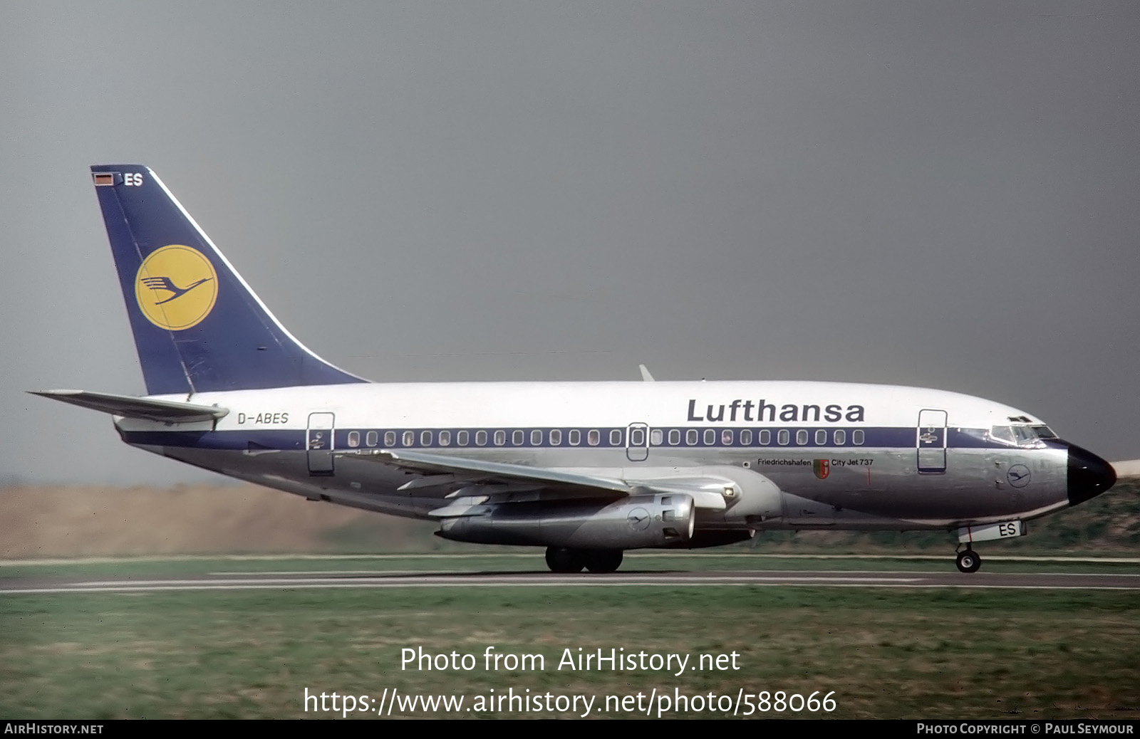 Aircraft Photo of D-ABES | Boeing 737-130 | Lufthansa | AirHistory.net #588066