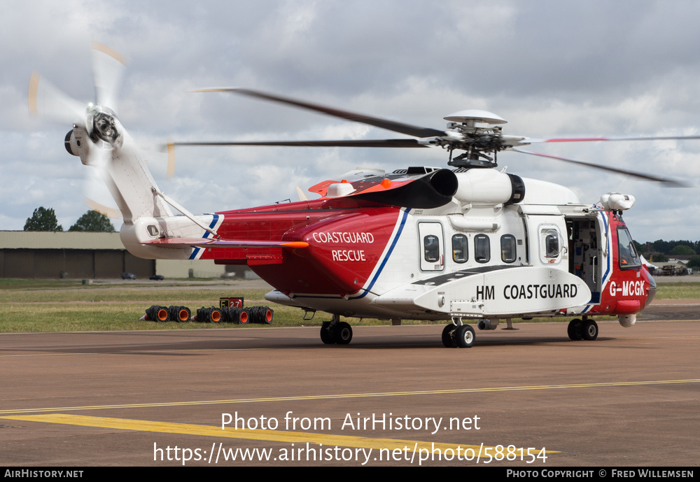 Aircraft Photo of G-MCGK | Sikorsky S-92A | HM Coastguard | AirHistory.net #588154