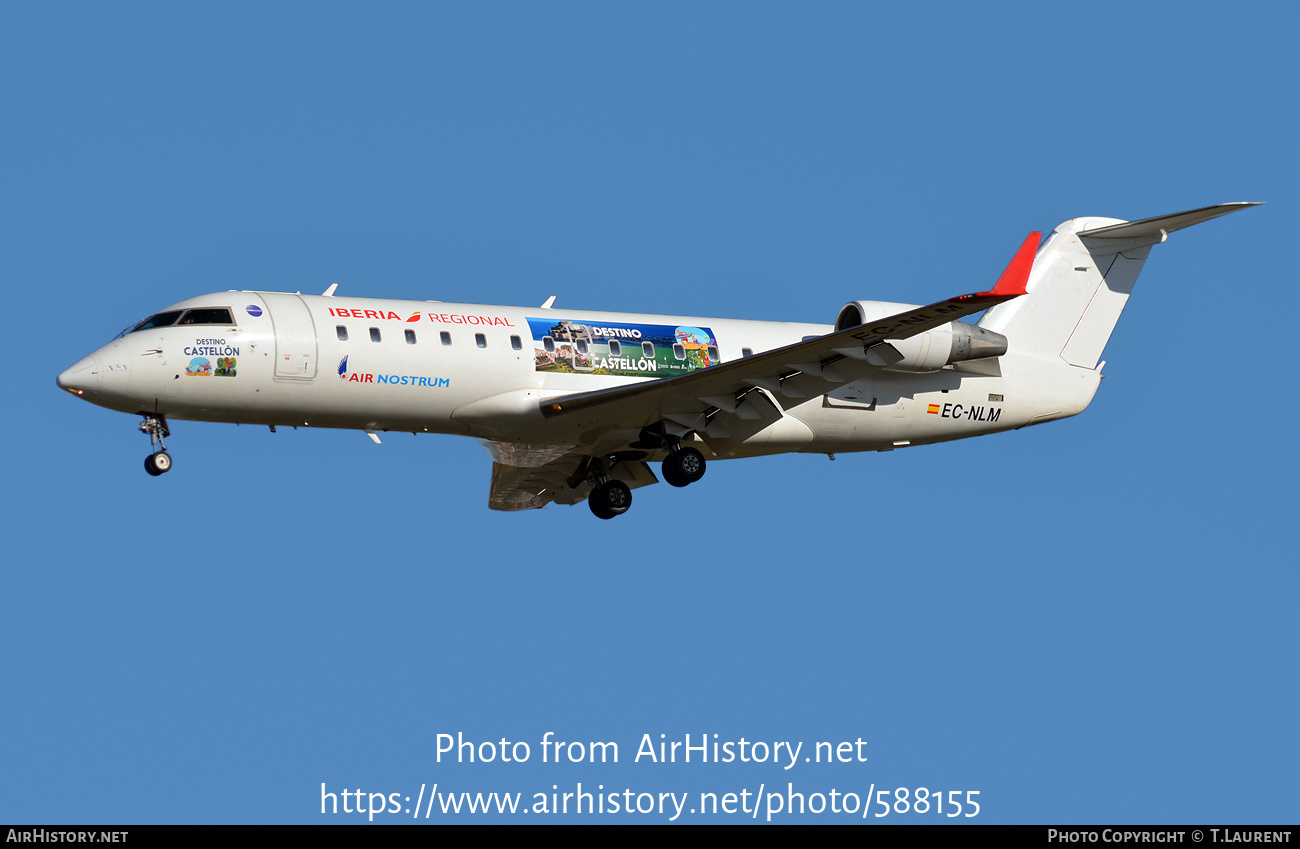 Aircraft Photo of EC-NLM | Bombardier CRJ-200LR (CL-600-2B19) | Iberia Regional | AirHistory.net #588155