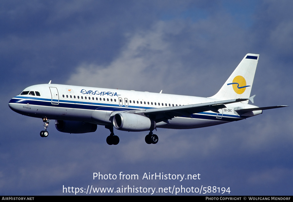 Aircraft Photo of 5B-DBC | Airbus A320-231 | Eurocypria Airlines | AirHistory.net #588194