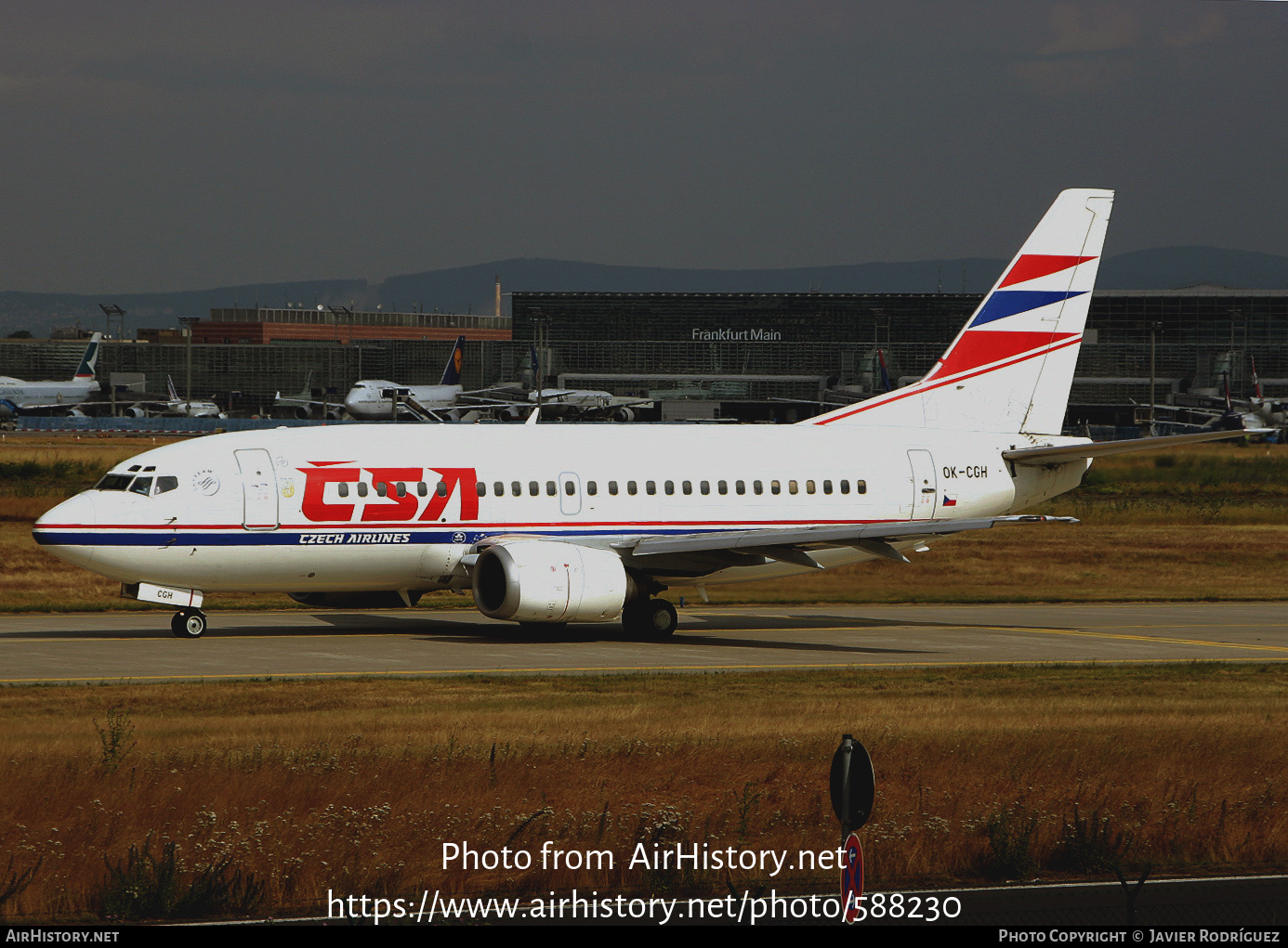 Aircraft Photo of OK-CGH | Boeing 737-55S | ČSA - Czech Airlines | AirHistory.net #588230