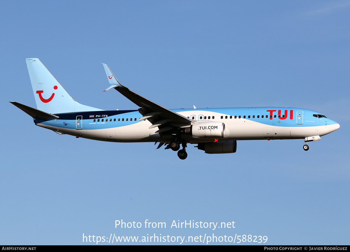 Aircraft Photo of PH-TFA | Boeing 737-8K5 | TUI | AirHistory.net #588239