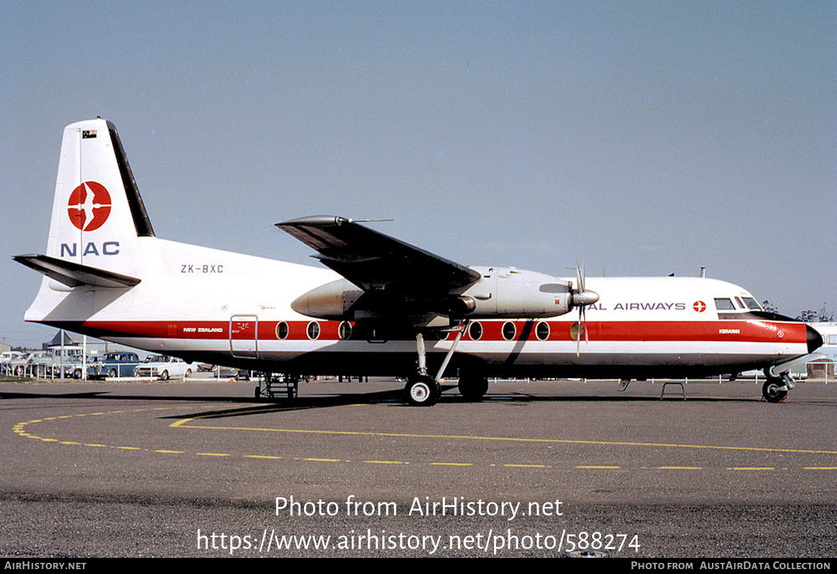 Aircraft Photo of ZK-BXC | Fokker F27-100 Friendship | New Zealand National Airways Corporation - NAC | AirHistory.net #588274