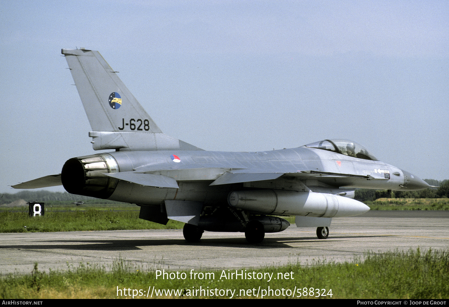 Aircraft Photo of J-628 | General Dynamics F-16A(R) Fighting Falcon | Netherlands - Air Force | AirHistory.net #588324