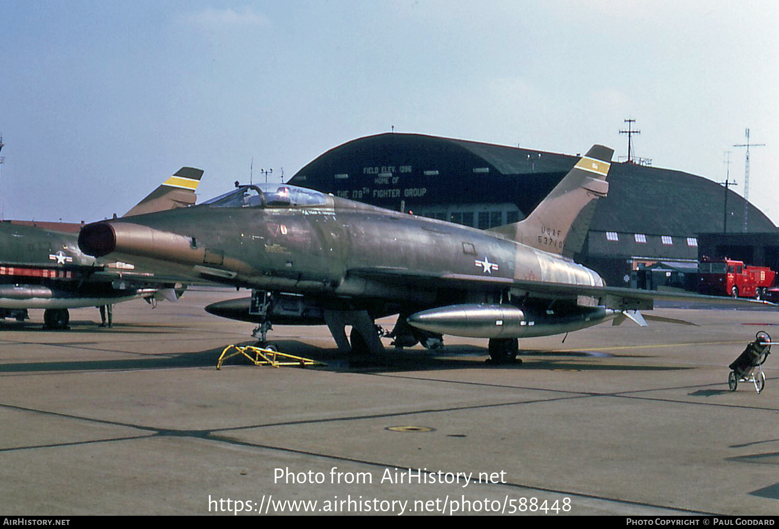 Aircraft Photo of 55-3710 / 53710 | North American F-100D Super Sabre | USA - Air Force | AirHistory.net #588448