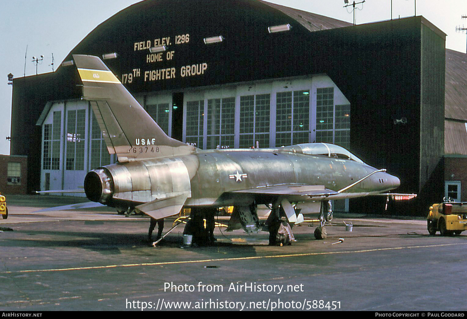 Aircraft Photo of 56-3748 / 63748 | North American F-100F Super Sabre | USA - Air Force | AirHistory.net #588451