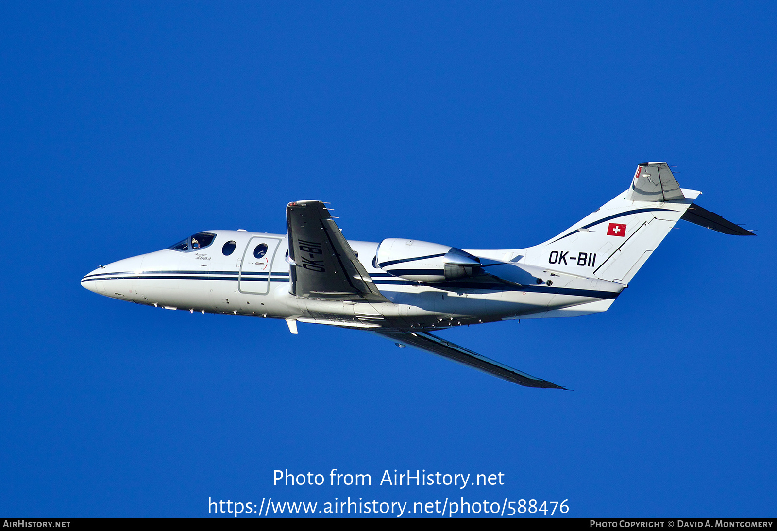 Aircraft Photo of OKBII Beech Beechjet 400A 588476