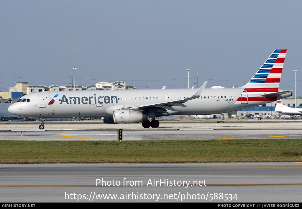 Aircraft Photo of N120EE | Airbus A321-231 | American Airlines | AirHistory.net #588534