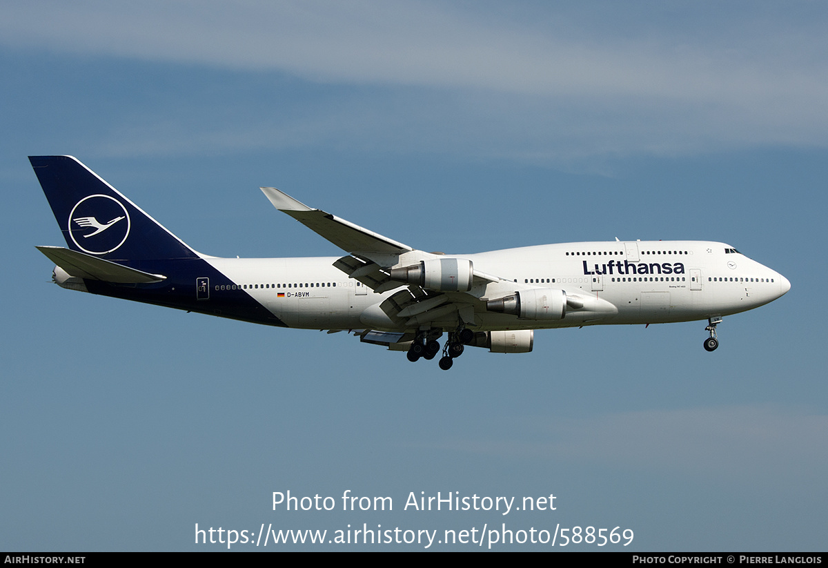 Aircraft Photo of D-ABVM | Boeing 747-430 | Lufthansa | AirHistory.net #588569