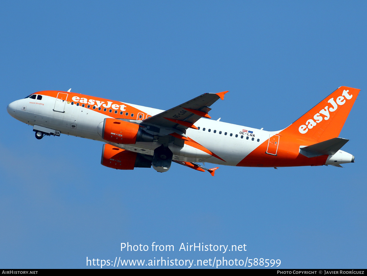 Aircraft Photo of OE-LQA | Airbus A319-111 | EasyJet | AirHistory.net #588599