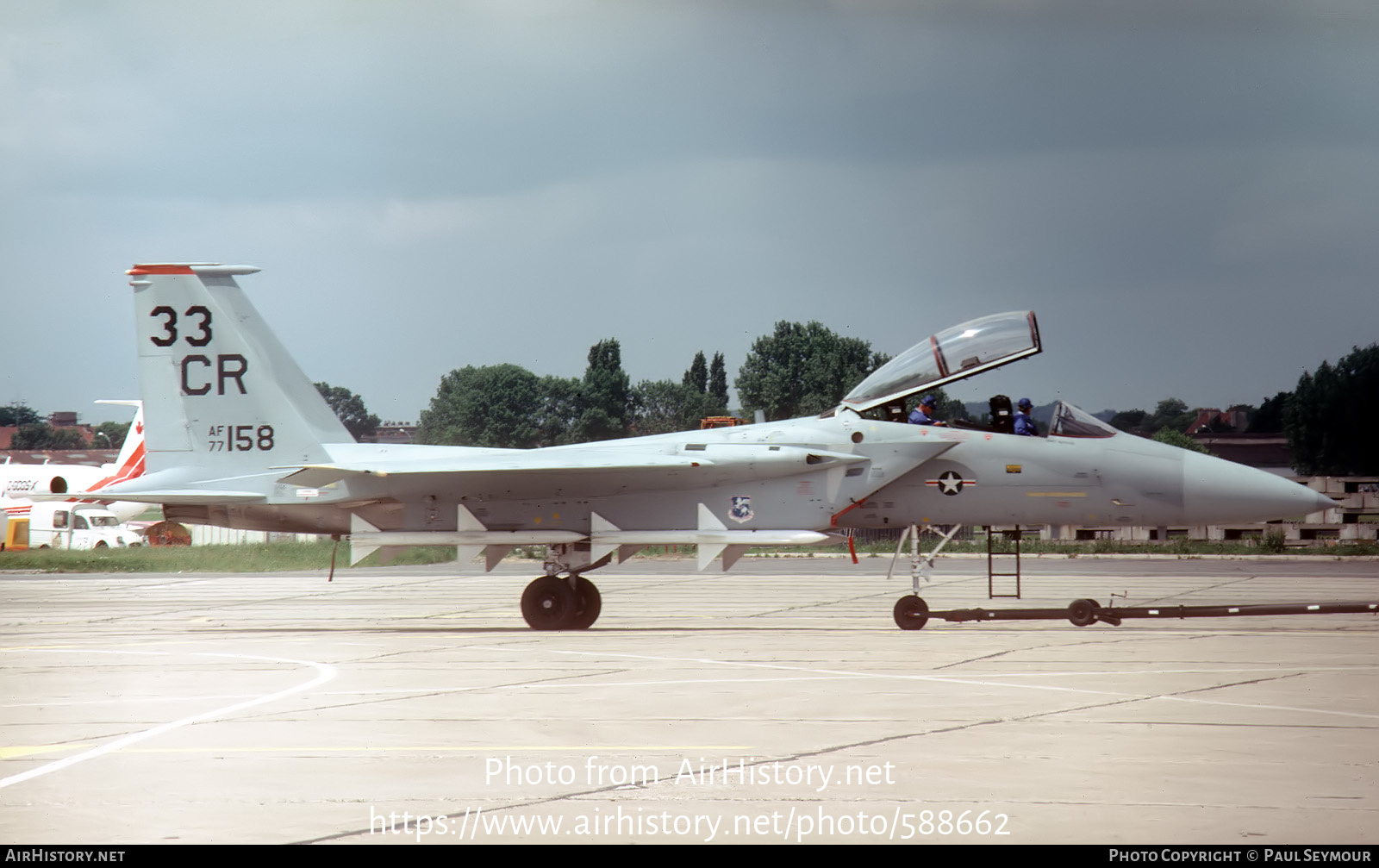 Aircraft Photo of 77-0158 / AF77-158 | McDonnell Douglas F-15B Eagle | USA - Air Force | AirHistory.net #588662