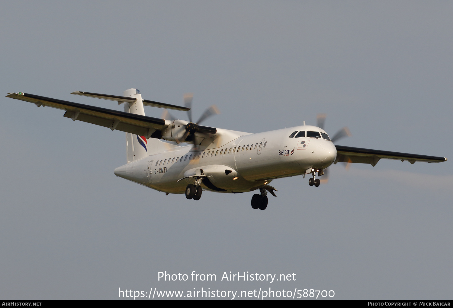 Aircraft Photo of G-CMFI | ATR ATR-72-600 (ATR-72-212A) | Eastern Airways | AirHistory.net #588700