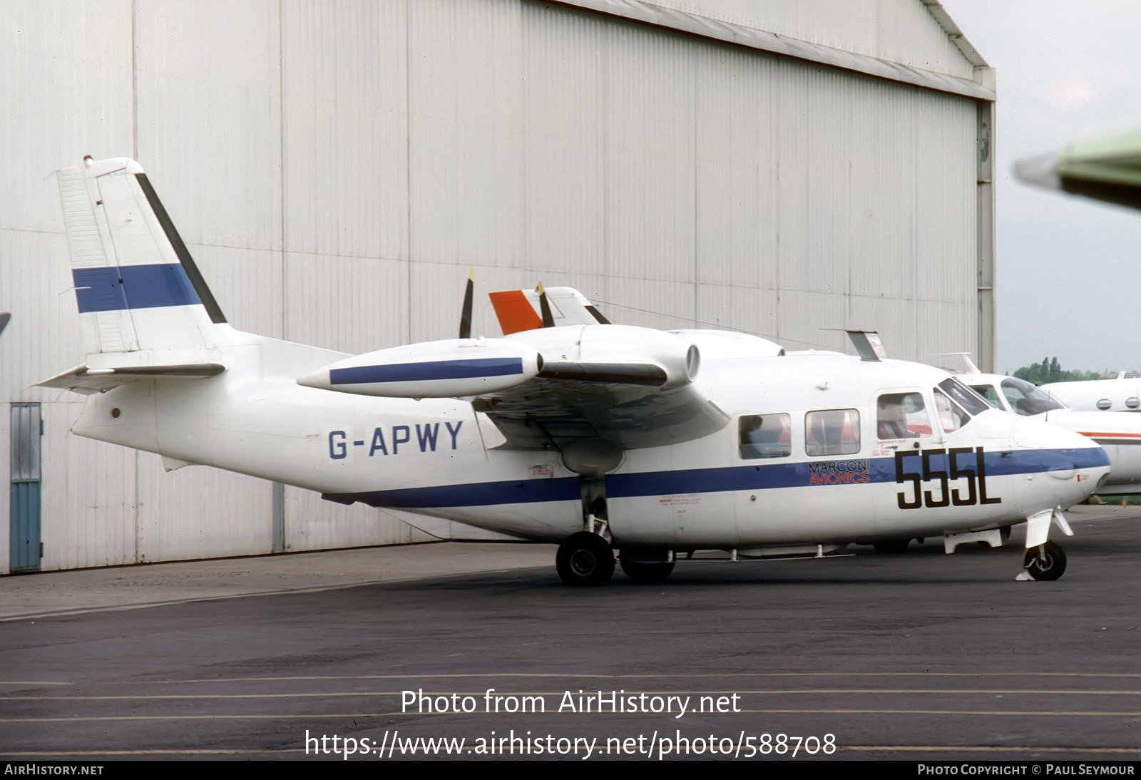 Aircraft Photo of G-APWY | Piaggio P-166AL-1 | Marconi | AirHistory.net #588708