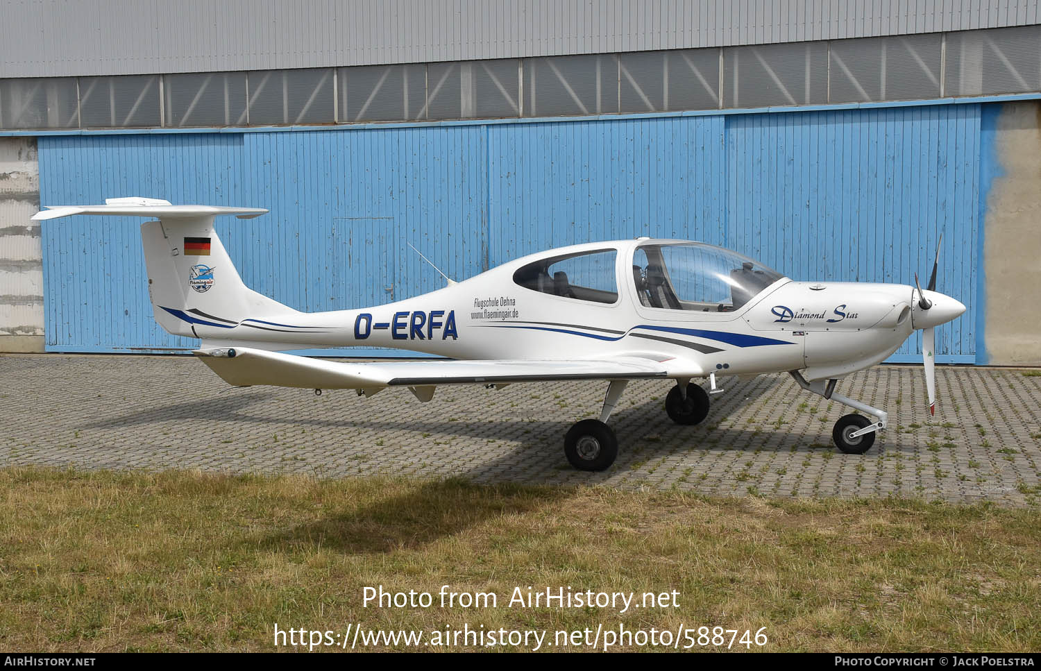 Aircraft Photo of D-ERFA | Diamond DA40 Diamond Star | Flugschule Oehna | AirHistory.net #588746