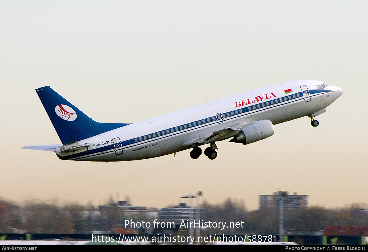 Aircraft Photo of EW-282PA | Boeing 737-3Q8 | Belavia | AirHistory.net #588781