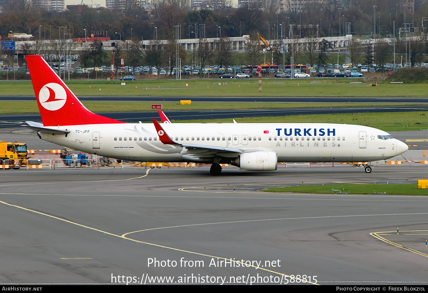 Aircraft Photo of TC-JFF | Boeing 737-8F2 | Turkish Airlines | AirHistory.net #588815