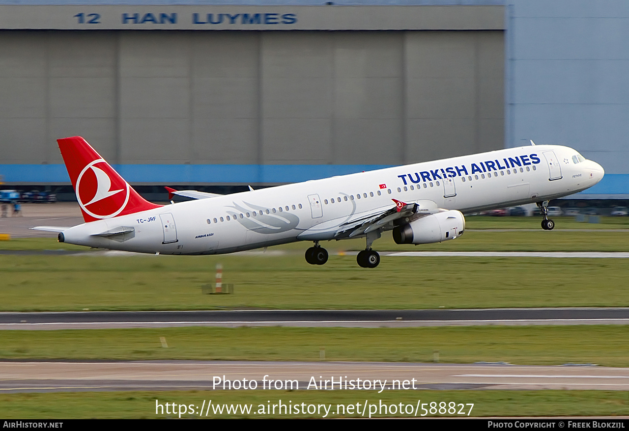 Aircraft Photo of TC-JRF | Airbus A321-231 | Turkish Airlines | AirHistory.net #588827