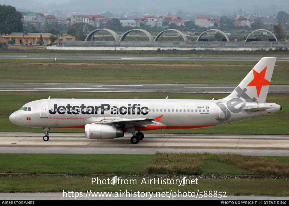 Aircraft Photo of VN-A198 | Airbus A320-232 | Jetstar Pacific Airways | AirHistory.net #588852