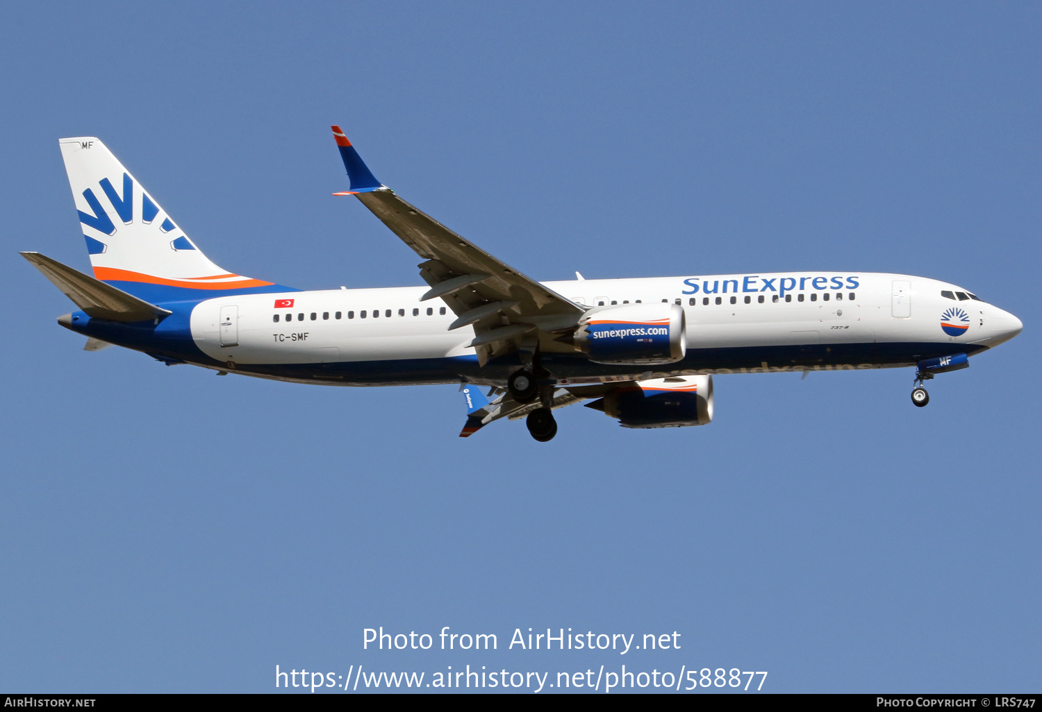 Aircraft Photo of TC-SMF | Boeing 737-8 Max 8 | SunExpress | AirHistory.net #588877