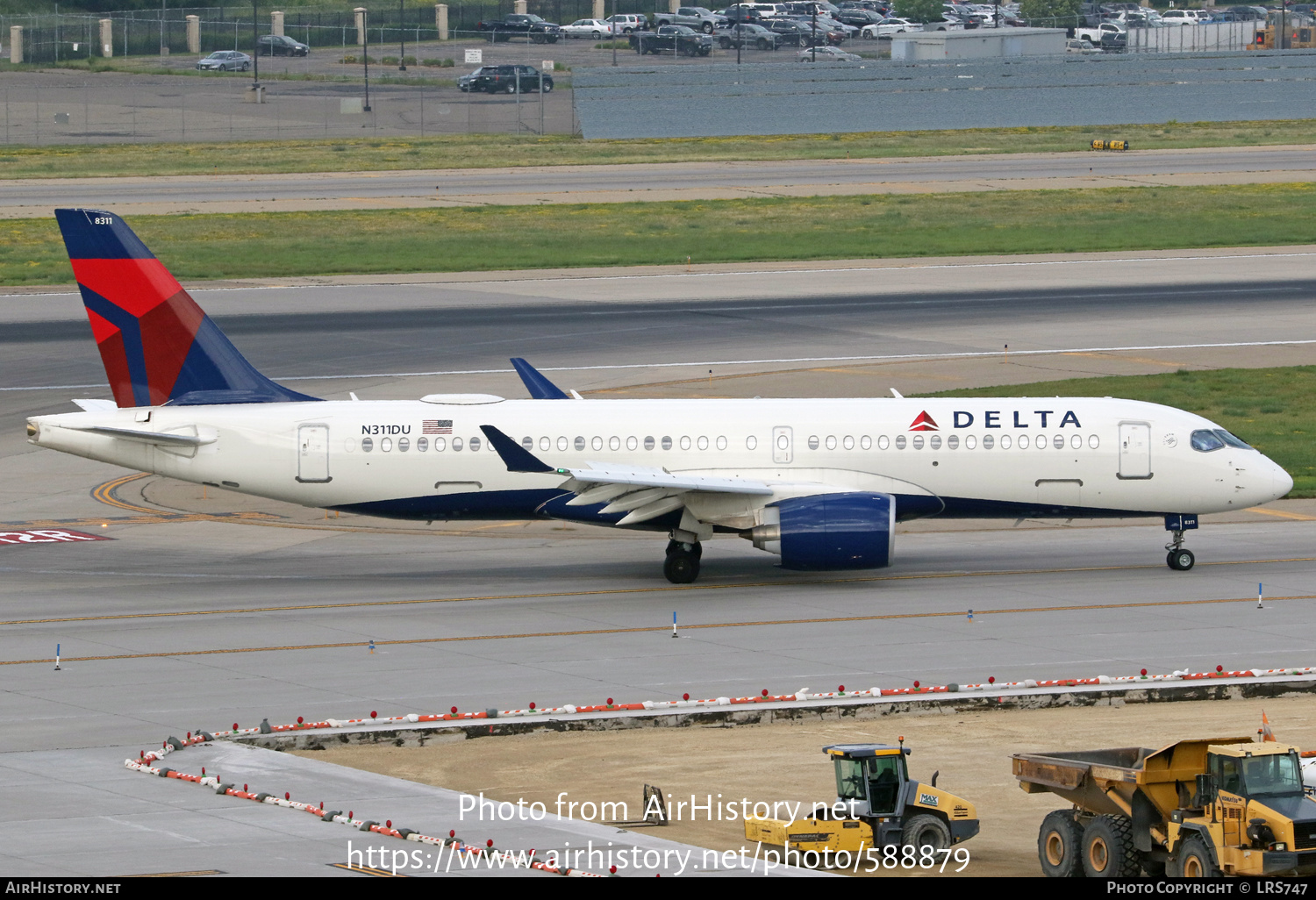 Aircraft Photo of N311DU | Airbus A220-371 (BD-500-1A11) | Delta Air Lines | AirHistory.net #588879