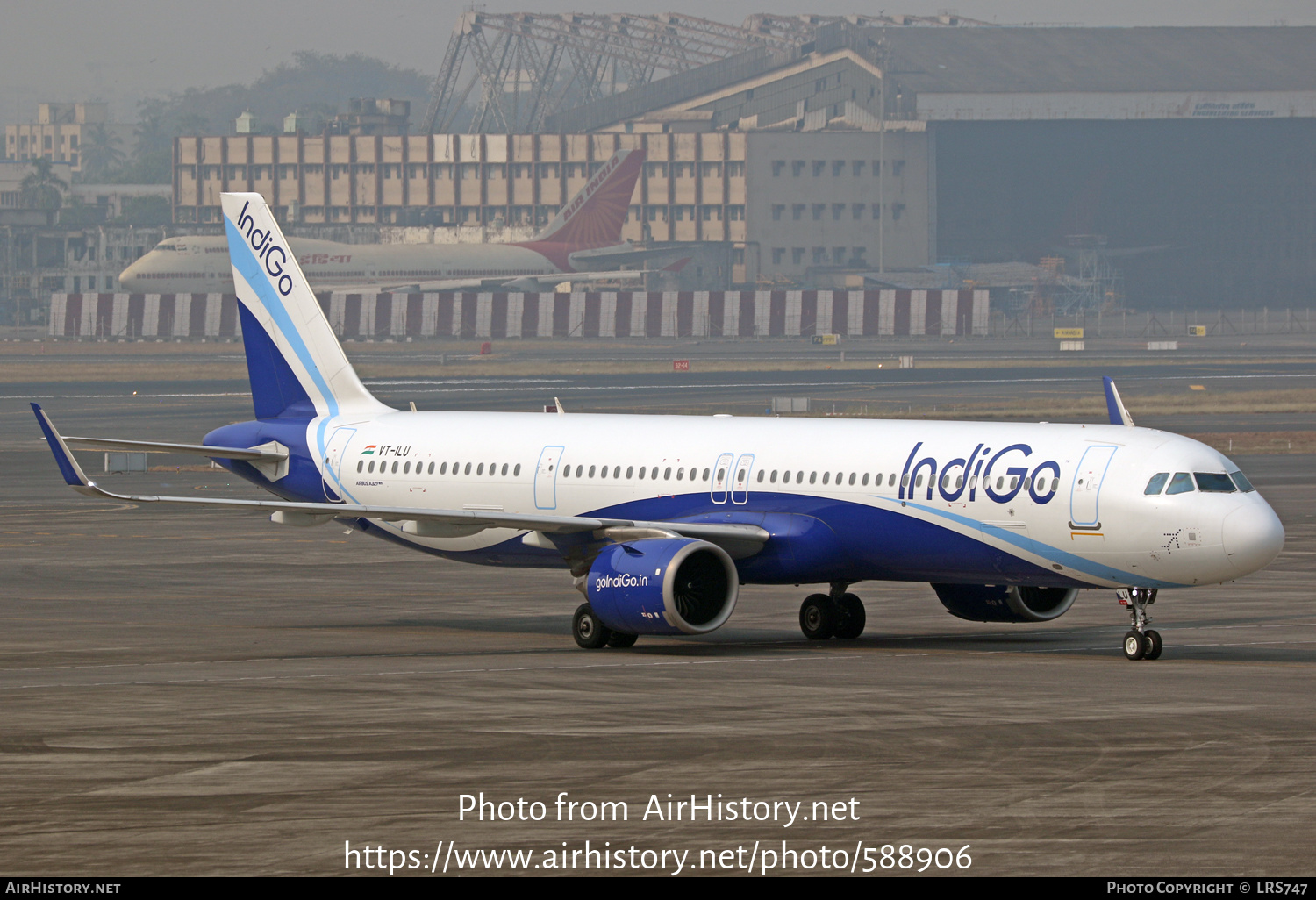 Aircraft Photo of VT-ILU | Airbus A321-252NX | IndiGo | AirHistory.net #588906